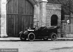Vintage Car By The Abbey Gateway 1909, Glastonbury