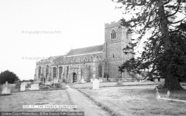 Photo of Glemsford, The Church c.1960