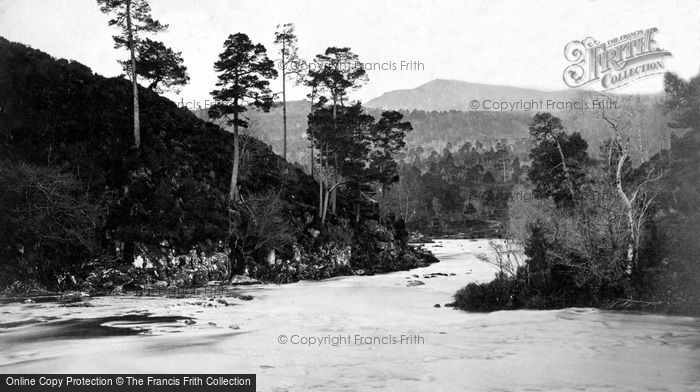 Photo of Glen Affric, On The River Affric c.1880