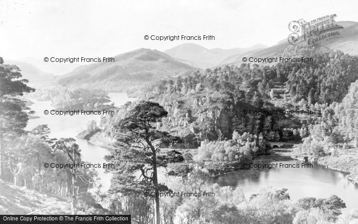Photo of Glen Affric, The Beneveian Dam c.1935