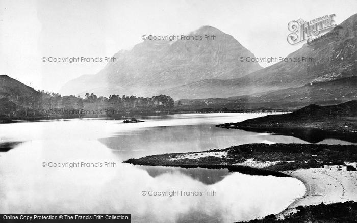 Photo of Glen Torridon, Ben Lioch From Loch Clare c.1880