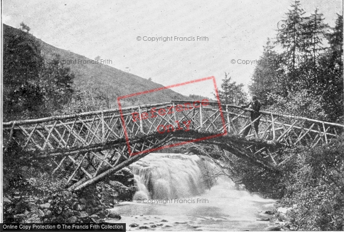 Photo of Glenariff, Rustic Bridge 1900