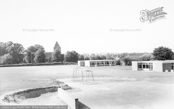 Photo of Glenfield, The School And Church c.1960