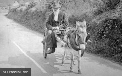 Old Man With Donkey And Trap c.1937, Glengarriff