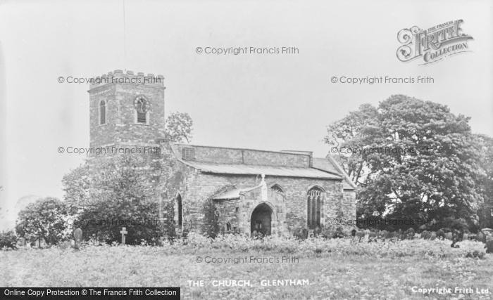 Photo of Glentham, The Church 1953