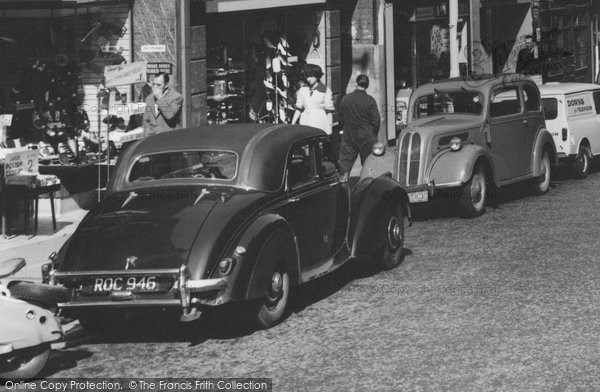 Photo of Gloucester, Cars In Westgate Street 1964