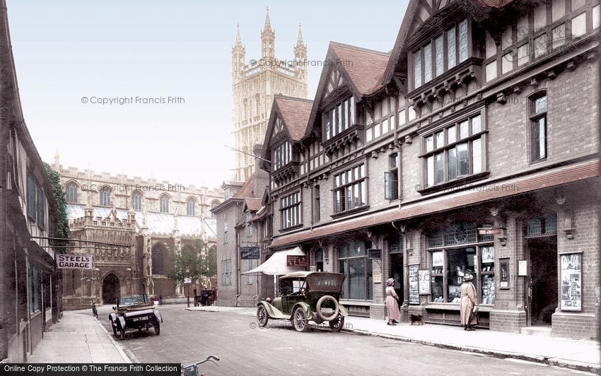 Gloucester, Cathedral Approach 1923