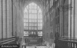 Cathedral, Choir East 1892, Gloucester
