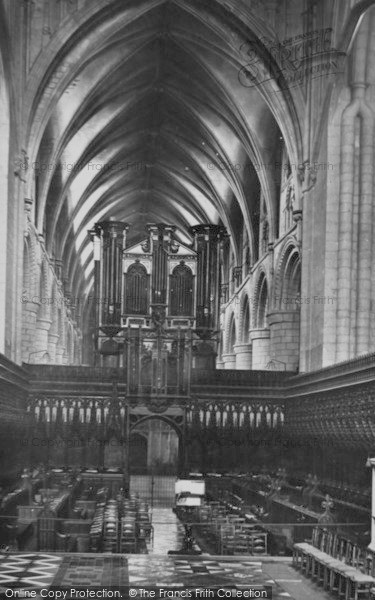 Photo of Gloucester, Cathedral, Choir West c.1869