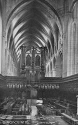 Cathedral, Choir West c.1869, Gloucester