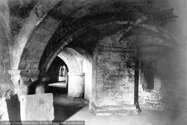 Photo of Gloucester, Cathedral Crypt 1891