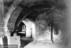 Cathedral Crypt 1891, Gloucester