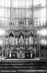 Cathedral East Window And Reredos 1891, Gloucester