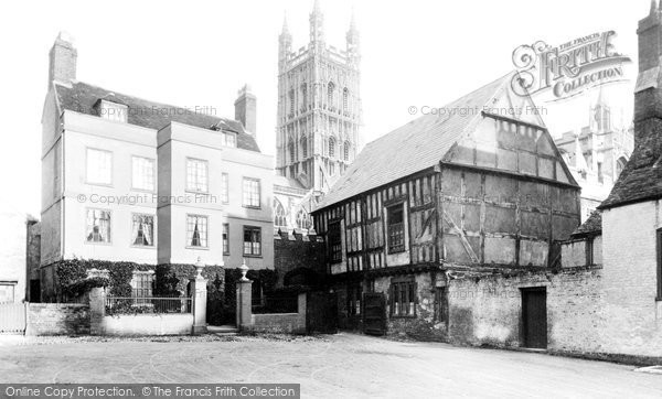 Photo of Gloucester, Cathedral, From Millers Green 1891