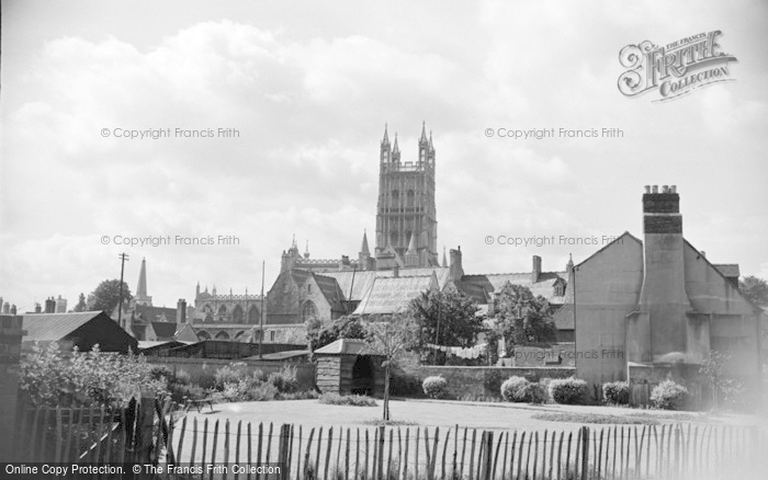 Photo of Gloucester, Cathedral From St Catherine Street 1950
