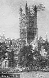 Cathedral, From The North East 1891, Gloucester