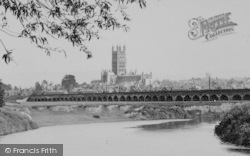 Cathedral From The River Severn 1923, Gloucester