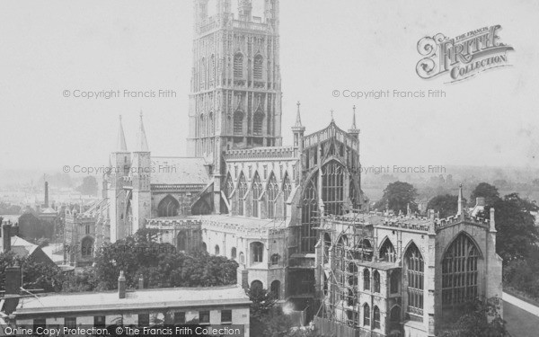 Photo of Gloucester, Cathedral, From The South East 1893