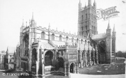 Cathedral, From The South West 1893, Gloucester