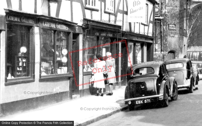 Photo of Gloucester, Cathedral Galleries 1949