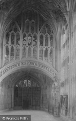 Cathedral, Lady Chapel West 1891, Gloucester