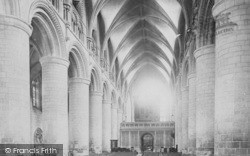 Cathedral, Nave East 1891, Gloucester