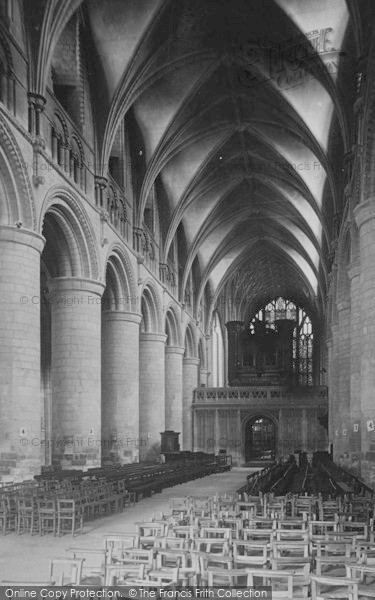 Photo of Gloucester, Cathedral, Nave East 1892