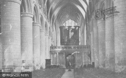 Cathedral, Nave East c.1890, Gloucester
