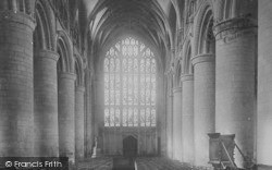 Cathedral, Nave West 1891, Gloucester