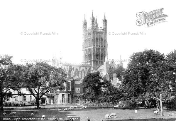 Photo of Gloucester, Cathedral North East 1891