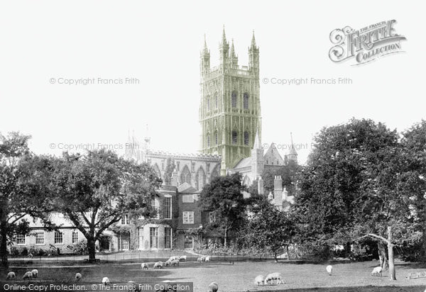 Photo of Gloucester, Cathedral North East 1891