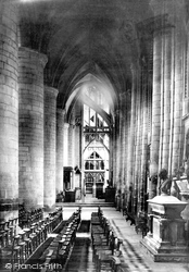 Cathedral, South Aisle 1891, Gloucester