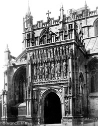 Cathedral, South Porch 1892, Gloucester