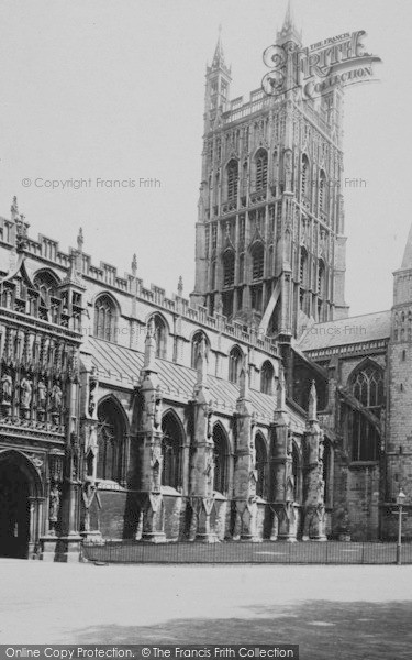 Photo of Gloucester, Cathedral, South Porch And Towers 1893
