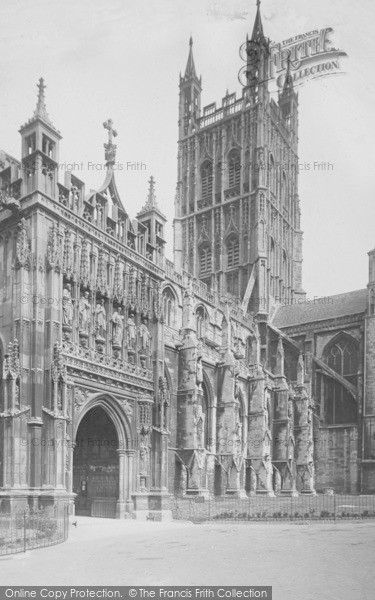 Photo of Gloucester, Cathedral, South Porch And Towers 1912