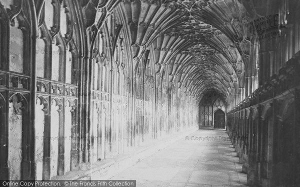 Photo of Gloucester, Cathedral, The Cloisters 1891