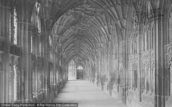 Photo of Gloucester, Cathedral, The Cloisters 1912