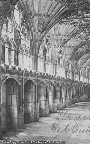 Photo of Gloucester, Cathedral, The Cloisters c.1862