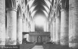 Cathedral, The Nave c.1950, Gloucester