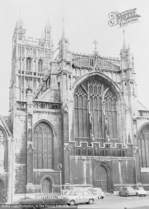 Photo of Gloucester, Cathedral, West Front c.1960