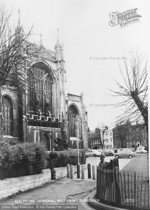 Photo of Gloucester, Cathedral, West Front c.1960