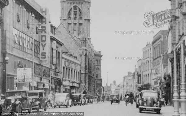 Photo of Gloucester, Eastgate Street 1948