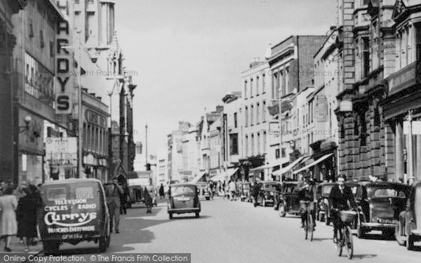 Photo of Gloucester, Eastgate Street 1949