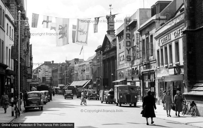 Photo of Gloucester, Eastgate Street 1950
