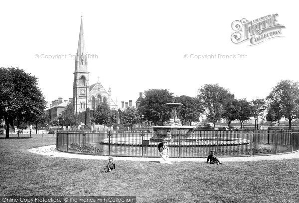 Photo of Gloucester, Fountain In The Park 1900