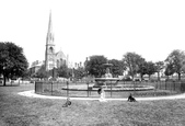 Fountain In The Park 1900, Gloucester