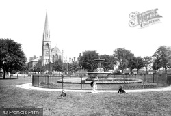 Fountain In The Park 1900, Gloucester