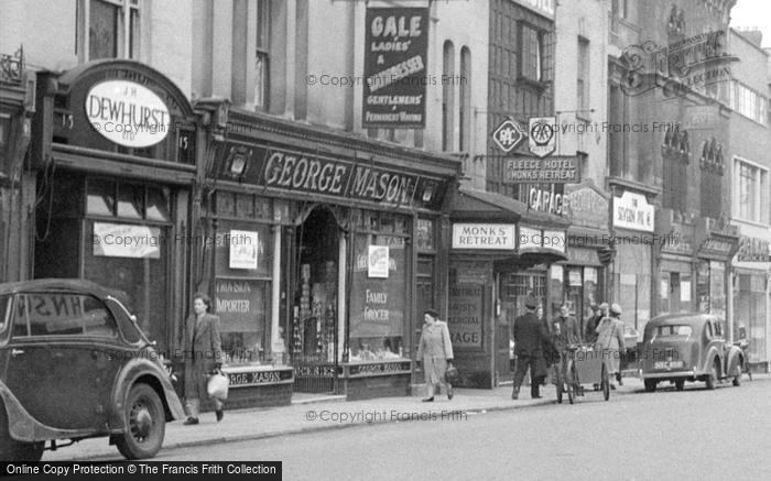 Photo of Gloucester, George Mason And Monks' Retreat, Westgate Street 1948