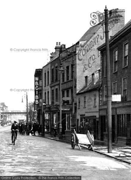 Photo of Gloucester, Lower Northgate Shops 1923