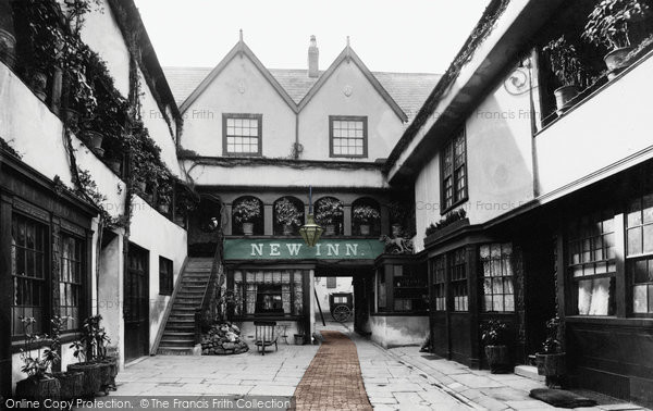 Photo of Gloucester, New Inn Courtyard 1893